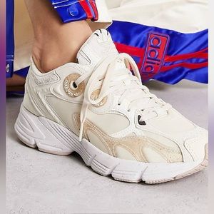 Adidas Originals Astir Vegan Sneakers in white and beige size 8.5 $120